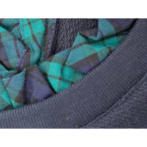 NWT Girls Crewcuts Factory/Green Plaid Ruffle Tunic Sweater Dress Sz 5 - Picture 6 of 6